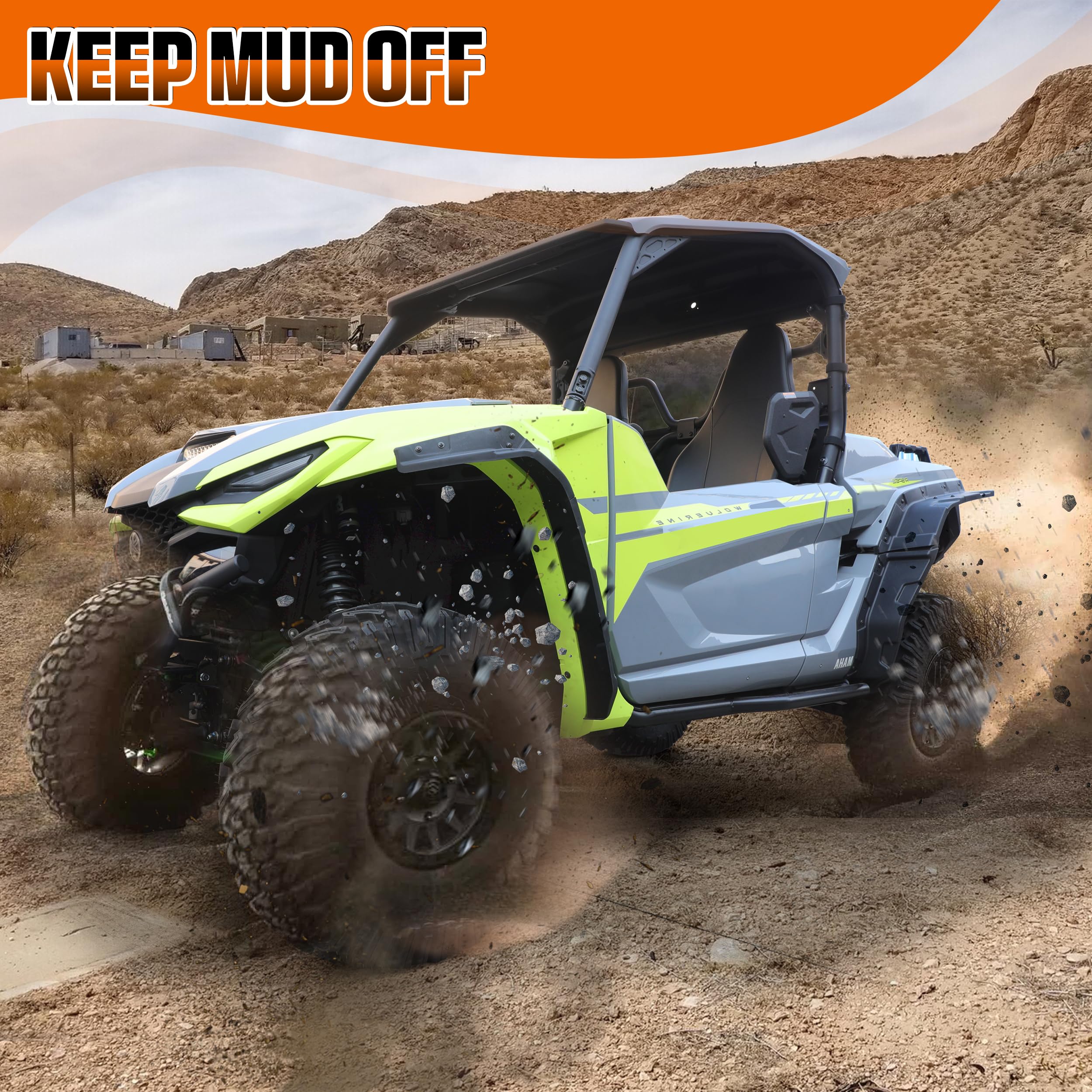 CUSAUTV XXL Wider Fender Flares Compatible with 2021-2025 Yamaha